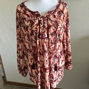 Style & Co Front Laced Top